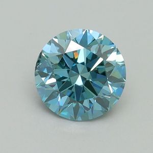 เพชรหลวมเกรดพรีเมียม 1 กะรัต ผลิตในห้องปฏิบัติการ ได้รับการรับรองจาก IGI ขนาด 6 มม. เจียระไนแบบ Excellent คุณภาพ SI1 สีเขียวอมฟ้า สำหรับทำเครื่องประดับ - Product Image 1
