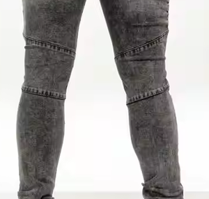 Los pantalones vaqueros bajos informales más vendidos, las últimas técnicas lavadas diseñadas con estampado de facciones para todas las estaciones, para invierno, otoño y verano - Product Image 4