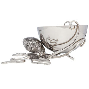 Design attrayant Bols de service en métal de luxe Bols à salade dorés Base en marbre Bols de service pour la décoration de la maison, des hôtels et des restaurants - Product Image 4