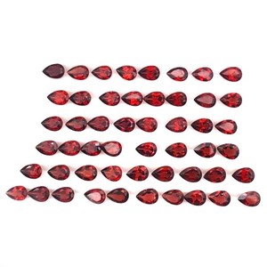 ลูกแพร์โกเมนธรรมชาติตัดอัญมณีหลวม5x7มม. หินเหลี่ยมเพชรพลอยโกเมนสีแดงโมซัมบิกสำหรับทำเครื่องประดับที่ราคาขายส่งร้านค้าตอนนี้ - Product Image 4