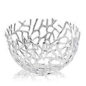 Bol décoratif en résine au design moderne, nouveau bol en métal fini pour service, plat de luxe décoratif pour table - Product Image 6