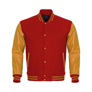 Chaqueta Letterman Personalizada de Invierno con Cuello Alto y Parte Delantera Transpirable para Uniformes Escolares, Chaqueta OEM - Product Image 1