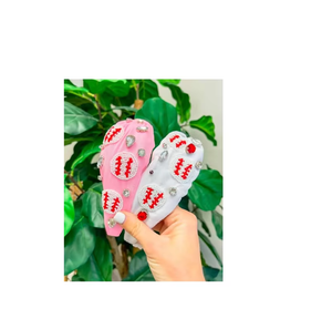 Kids University Gameday Beaded Headband Hand Beaded Fabric <b>Accessory</b> Show Tiger Pride - Product Image 2