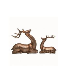 Decoración navideña usada de alta calidad decoración del hogar Mesa Reno gran oferta nuevo diseño dorado - Product Image 2