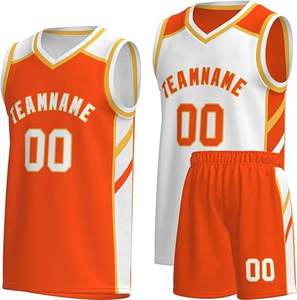 ชุดบาสเก็ตบอลกางเกงขาสั้นเสื้อทีมพิมพ์ซับลิเมชัน2025 - Product Image 1