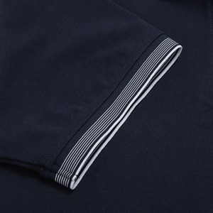 Aristino Men's for Polo 95% Algodón orgánico 5% Spandex Diseño de cremallera Patrón sólido Venta al por mayor Producto superior a precio caliente APS205AS0E - Product Image 5