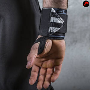 2023 nuevo diseño personalizado de alta calidad Fitness Wear muñequeras precio al por mayor hombres muñequeras - Product Image 2
