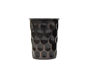 Gobelet de voyageur martelé 300ml 100% cuivre pur vente de quantité lourde pour fête et vin Ayurveda avantages pour la santé tasse à boire - Product Image 1