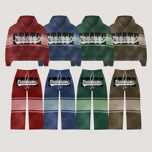 Ventes en gros de survêtements de rue à prix avantageux, ensembles personnalisés avec nom de marque, ensembles vintage pour hommes en deux pièces, survêtement à vendre - Product Image 2