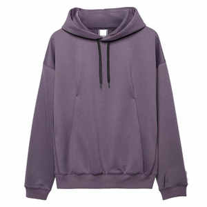 Sudadera con capucha larga y cremallera para hombre, ecológica, de otoño, de alta calidad, 100% algodón polar, ligera, transpirable, bordada - Product Image 1