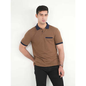 เสื้อโปโล AIRELL Unze London Summer Slim Fit ผ้าถักคุณภาพสูง ปักลายสีพื้น ไซส์ใหญ่พิเศษ ถึง 6XL - Product Image 1