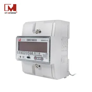 IVY METERING DIN Rail 3 Fase RS485 Multi Tariff Energy Meter Medidor De Energia Solar