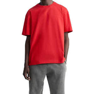 Venta al por mayor de alta calidad de manga corta de cuello redondo de gran tamaño hombres camiseta transpirable 100% algodón personalizado camiseta para hombres ropa de verano - Product Image 1