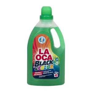 İspanya'da yapılan 2 litre "LA OCA siyah renk" sıvı deterjan çamaşır için uygun fiyata satılık