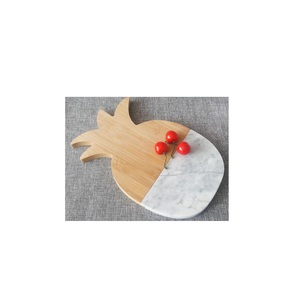 Cocina casera 100% Tabla de cortar de mármol y madera para el hogar Cocina y vajilla Tabla de cortar de mármol blanco arte Precio barato - Product Image 2