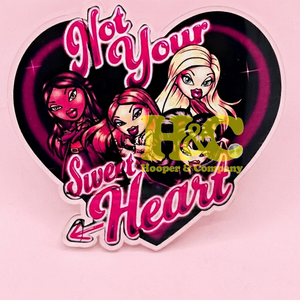 New Acrylic Lash Tiles <b>pink</b> Heart Shape Eco-Friendly Durable mink Logo Printing Available Eyelash Tile Magnet Heart Tweezers - Product Image 4