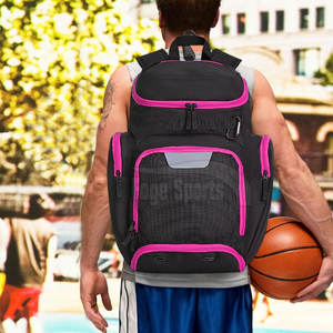 Bolsa de baloncesto personalizada, bolsa de gimnasio deportiva grande con soporte de bola separado y compartimento para zapatos, mochila de baloncesto de fútbol - Product Image 6