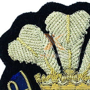 Venta directa de fábrica de insignias bordadas a mano hechas en Pakistán, insignias bordadas a mano para prendas de vestir - Product Image 5