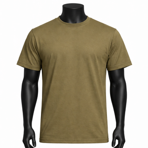 Camisetas lisas al por mayor para personalizar con serigrafía digital, logotipo de marca, 100% algodón, camisetas personalizadas para hombre - Product Image 1
