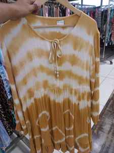 Estampado étnico con ribete de encaje Frente abierto Ligero Verano Playa Resort Wear Estampado geométrico étnico con ribete de encaje Hacer EN LA India - Product Image 2