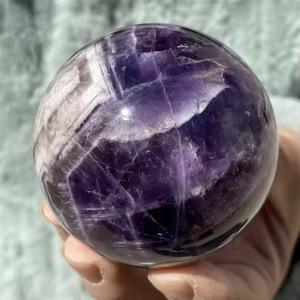 High Quality Gemstone Amethyst <b>Sphere</b> Natural Polished <b>Crystal</b> Ball 5-6cm Bulk Wholesale Healing Reiki Meditation Home Decor - Product Image 3