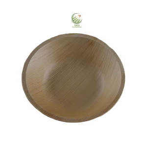 100% bols ovales jetables en feuilles de palmier naturelles biodégradables écologiques compostables pour le service de nourriture pour les hôtels fêtes mariages - Product Image 1
