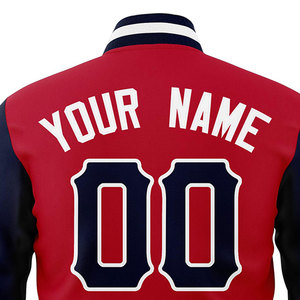 เสื้อแจ็กเก็ตเบสบอลผ้ากำมะหยี่แขนยาวหนังสำหรับผู้ชายเสื้อแจ็กเก็ตเบสบอลผ้าปะติดกำมะหยี่สำหรับฤดูหนาวใหม่สไตล์สตรีทแวร์ดีไซน์เสื้อสไตล์นักศึกษามหาวิทยาลัย - Product Image 5