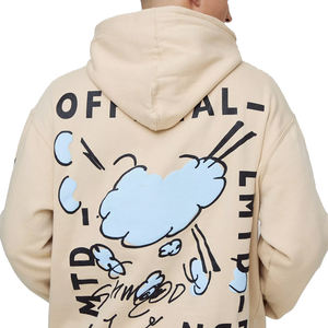 Sudadera con Capucha Personalizada Directo de Fábrica, Sudadera con Capucha de Algodón de Alta Calidad para Hombre, Impresión DTG y DTF Completa, Estilo Holgado de Invierno - Product Image 1