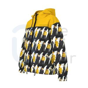 Chaqueta cortavientos de carreras para hombre de alta calidad, chaqueta impermeable de invierno, chaquetas estampadas, ropa de calle para todas las estaciones - Product Image 2