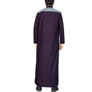 Caftan musulman traditionnel Jubba pour hommes vente en gros nouveau Design vêtements islamiques hommes manches longues Jubba Thobe / Thawb - Product Image 5