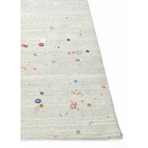 Tapis Kavi en laine et soie de bambou noué à la main, motif abstrait, épaisseur 10 mm, rectangulaire, pour la maison, chambre et salon - Product Image 4