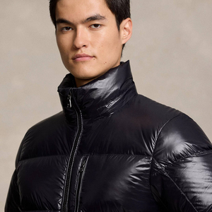 Veste bouffante à capuche noire brillante de haute qualité pour vêtements de sport de plein air chauds Style en nylon Offre Spéciale vestes bouffantes pour hommes - Product Image 5