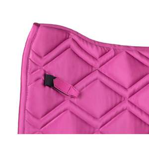 2025 rosa claro satén acolchado doma almohadilla de sillín proveedor al por mayor envío en todo el mundo - Product Image 2