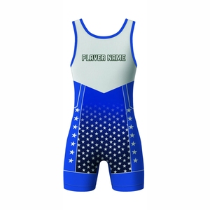 Personnalisé Meilleure Qualité Hommes Sexy Mesh Sublimation Wrestling Singlet Sublimation Wrestling Sets Jiu Jitsu - Product Image 3