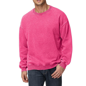 Sudadera de Hombre Extra Grande y Gruesa Personalizada al por Mayor, Proveedor Directo de Fábrica, Sudadera Básica de Algodón Combinado para Hombre - Product Image 5