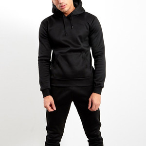 Nuevos y elegantes conjuntos de chándal de algodón a granel para hombre, Sudadera con capucha estampada a rayas personalizada con cremallera lisa, chándal de invierno - Product Image 5