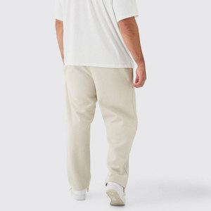 Pantalones de chándal de cintura doble holgados para hombre, traje de moda de servicio Oem, pantalón de cintura doble, venta directa de fábrica de Pakistán - Product Image 3