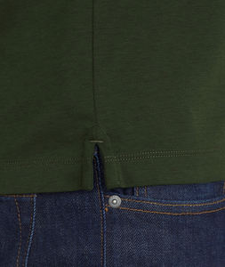 Polo informal de talla grande para hombre, camiseta transpirable de secado rápido, tela de Jersey de alta calidad, etiqueta de cuello bordada con estampado personalizado - Product Image 4