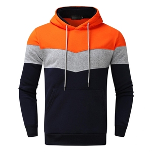 Sweat-shirt à capuche 100% coton avec fermeture éclair pour homme, pull décontracté imprimé de grande taille respirant pour le travail, saison d'automne - Product Image 4