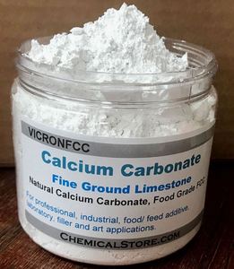 High Purity Industrial Grade Calcium Carbonate Powder Bulk Supply for Plastic <b>Rubber</b> <b>Paint</b> Paper Chemical and Construction - Product Image 5