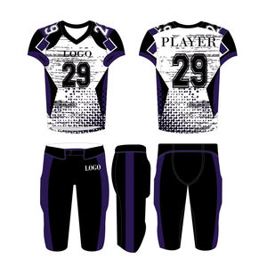 Custom Sublimated Logo Design Sets Breathable Quick Dry Short Sleeve Adult American <b>Football</b> Uniform <b>Cheap</b> Price - Product Image 1