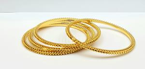 Dubai 24KT chapado en oro para mujer de alta calidad 4 piezas brazaletes conjunto Popular económico 3 GRM accesorio de moda - Product Image 2