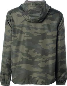 Veste coupe-vent à col montant et fermeture éclair pour hommes, coupe-vent réfléchissante et anti-UV, pour l'hiver, les loisirs en plein air - Product Image 2