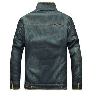 Veste en toile et denim tendance, prix bas, unisexe, style streetwear décontracté, commande en gros, vente en gros d'usine, imperméable à l'avant - Product Image 3
