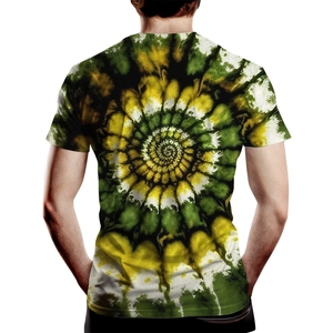 Fabricante de alta calidad personalizado Casual ácido lavado camiseta Slim Fit Plain Tie and Dye camisetas de los hombres - Product Image 5