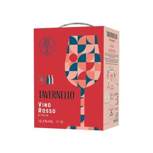 Italian Tavernello Red <b>Wine</b> 3L Smooth Everyday Box in Box Presentation-1 Box - Product Image 1