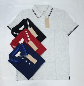 เสื้อกอล์ฟแขนสั้นผู้ชาย ผ้าฝ้าย 100% ป้องกันรอยยับ ระบายอากาศ แห้งเร็ว รับสกรีนโลโก้ ขายส่ง - Product Image 6