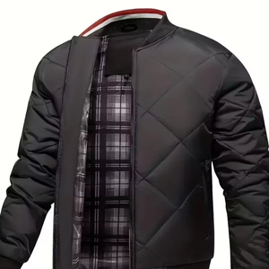 Nouvelle veste polaire personnalisée de qualité Hip Hop 2026 pour homme – Hiver, décontractée, respirante, coupe-vent, imperméable, patchwork, col montant - Product Image 1