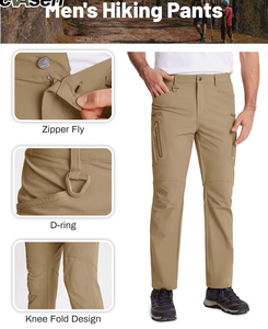 Pantalones Ligeros para Hombre, Pantalones Tácticos de Pesca, Pantalones de Senderismo al Aire Libre, de Nailon, de Secado Rápido, Casuales, de Trabajo - Product Image 3