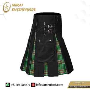 Faldas Escocesas Plisadas para Hombre, Estilo Escocés, Falda Corta de Moda Masculina - Product Image 5